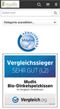 Mobile Screenshot of mudis-haendlershop.de